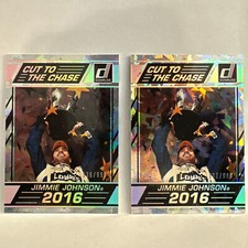 2017 Donruss NASCAR Racing 2016 Cut to the Chase (2) #CC10 Jimmie Johnson /999
