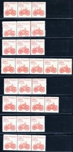 1908, Mint NH 20¢ PL# 1-16 In Strips of Three * Stuart Katz - Picture 1 of 2