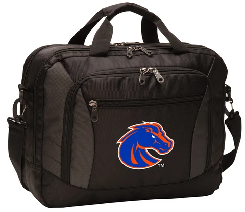 Boise State Laptop Bag BRONCOS Computer Bags Messenger LOADED With POCKETS! Cover