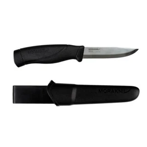 Swedish knife Mora 8.5" MoraKniv companion stainless steel Bushcrafters Black - Picture 1 of 8