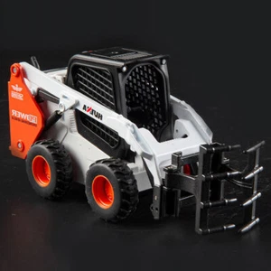 Camión de agarre de madera juguetes para niños 1:50 diecast construcción vehículo modelo coche - Imagen 1 de 6