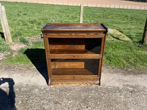 Vintage Oak Globewenick Style Bookcase / 1930’s Oak Bookcase / Barristers Bookca - Picture 1 of 14