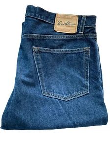 LEVIS LEVI STRAUSS SIGNATURE MEN'S BLUE JEANS, 40 x 30, ZIPPER FLY, DARK, NWOT - Picture 1 of 5