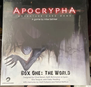 Apocrypha Adventure Card Game Box One: The World Lone Shark Games FREE US Ship - Picture 1 of 2