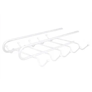 Home Basics Under-the-Shelf Mug Rack, White - Picture 1 of 1