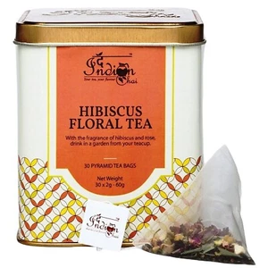 The Indian Chai - Hibiscus Floral Blossom Tea 60G Free Shipping World Wide - Picture 1 of 4
