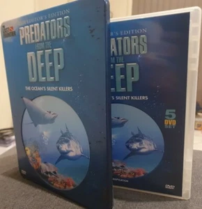 PREDATORS OF THE DEEP DVD BOX SET OCEAN'S SILENT KILLERS NATURE SEA DOCUMENTARY - Picture 1 of 3
