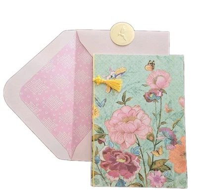 Papyrus Birthday Card Floral With Tassel 💐 🦋 - Image 1 of 4