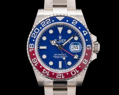 Rolex 126719BLRO GMT-Master II 18K oro blanco esfera azul Foto 1 de 4