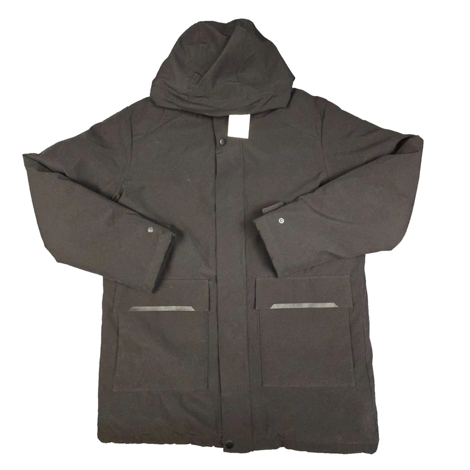 Jack & Jones Jacket Mens XLARGE black parka long sleeve hooded Size XL NWT - Image 1 of 4