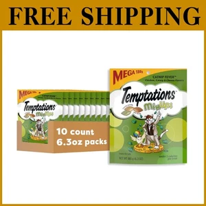 Value-Sized MixUps Catnip Fever Cat Treats Pouch, Pack of 10 - Picture 1 of 12