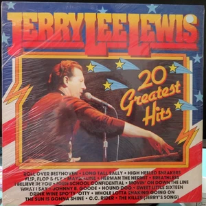 JERRY LEE LEWIS ~20 GREATEST HITS 80's COMPILATION / BLACK TULIP RECS/UK IMP LP - Picture 1 of 2