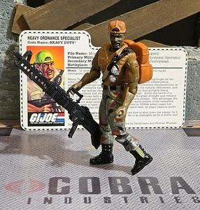 Gi Joe ~ 1998 Heavy Duty ~ Heavy Ordinance ~ 100% Comp & BONUS - Bild 1 von 5