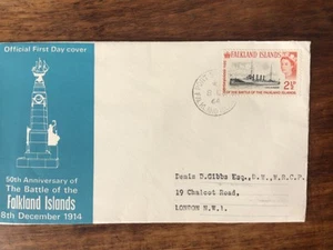 Falkland Islands 1964 first day cover - Picture 1 of 2