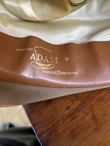 Sombrero Fedora Adam Calidad Ejecutiva Raro De Colección 6 7/8 - Imagen 1 de 13
