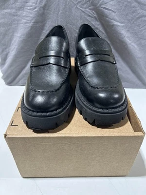 Mocasines de plataforma Free People para mujer con suela Lyra negra talla -38 Foto 1 de 4