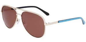 Draper James Women's Gold-Tone Lightweight Aviator Sunglasses - DJ9014-710 - Picture 1 of 4