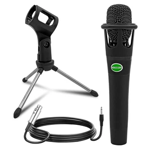 5 Core Dynamic Metal Microphone with XLR Cable Durable Vocal Mic CROWN - Picture 1 of 10