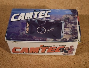 New Old Stock CAMTEC PC-606 35mm focus free vintage CAMERA complete in box NEW - Picture 1 of 12