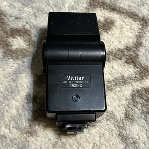 Vintage Vivitar Auto Thyristor 2800 D Blitzgerät zur Halterung in Schuh - Bild 1 von 6