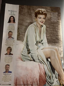 VNT ANGELA LANSBURY MAGAZIN CLIP 1946 HELLBLAUES KLEID REPLIKAT altes HOLLYWOOD - Bild 1 von 7