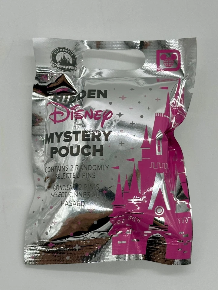 Disney Trading Pin 2025 Walt Disney World Hidden Disney Mystery Pouch Wave B