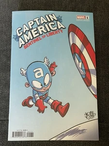 MARVEL COMICS CAPTAIN AMERICA SENTINEL OF LIBERTY #1 SKOTTIE YOUNG VARIANT - Picture 1 of 1
