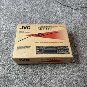 NEW JVC Cassette Car Receiver KS-RT111 AM/FM Car Stereo Radio With Cassette - Picture 1 of 9