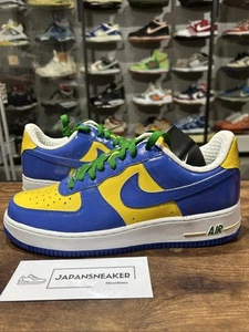 Size 9.5 Nike Air Force 1 Premium Brazil World Cup 309096-441 DS Great Condition - Picture 1 of 23
