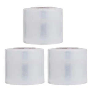 3 Rolls Reusable Plastic Film Lip Stretchy Makeup Plastic Wrap - Picture 1 of 12