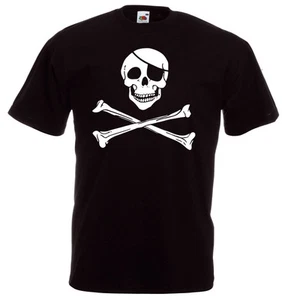 PIRAT TOTENKOPF T-Shirt, schwarz - Picture 1 of 1