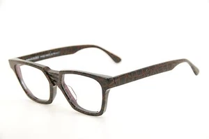 Auténticas gafas Alain Mikli 0145 287 gris/borgoña 52 mm marcos anteojos RX - Imagen 1 de 7