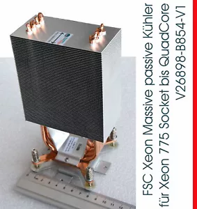 PASSIV KÜHLER KUPFERPLATTE + ALURIPPEN FÜR CPU SOCKET 775 FSC PRIMERGY TX150 S6 - Bild 1 von 1