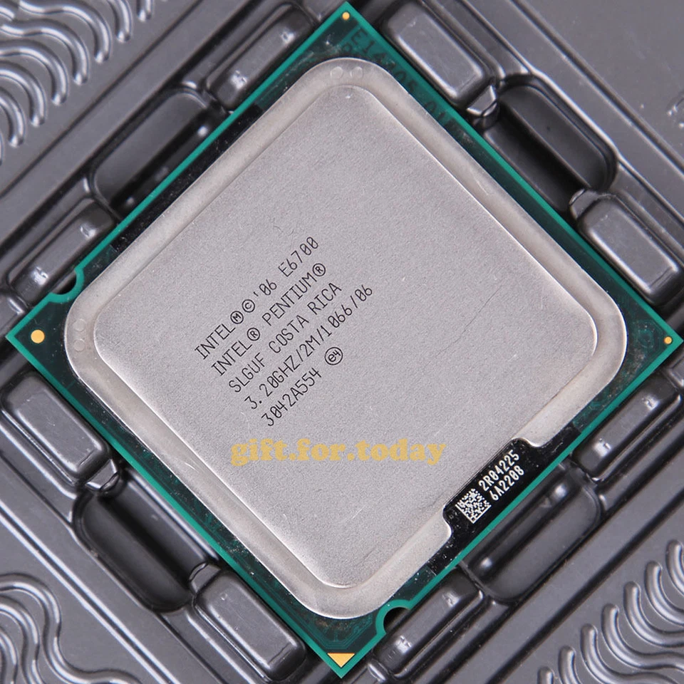 Intel Pentium E6700 SLGUF 3.2 GHz LGA 775 Dual-Core Processor CPU (BX80571E6700) - Image 1 of 1