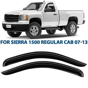 Protectores de lluvia viseras de ventilación para GMC Sierra 2007-2013 cabina regular - Imagen 1 de 10
