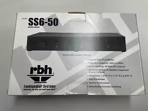 RBH SS6-50, 6-Channel Speaker Selector - NIB! - Picture 1 of 1