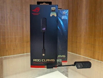 Asus ROG Clavis USB-C to 3.5mm DAC with AI Noise Cancelling Microphone Tech - Image 1 of 3