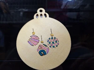 🎄Handmade ,Wood Christmas Ornament Featuring 3 Ornaments🎄 - Picture 1 of 2
