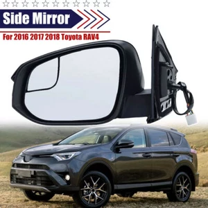 Mirror Driver Side For 2016-2018 Toyota RAV4 Manual Folding Power Glass Left - Bild 1 von 12
