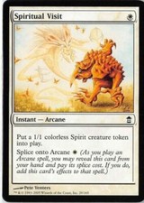 X4 Spiritual Visit Saviors of Kamigawa LP/NM MTG Magic the Gathering DNA GAMES