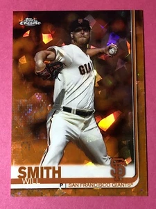 WILL SMITH 2019 Topps Chrome Sapphire Orange Card #203 13/25 SF Giants - Picture 1 of 2