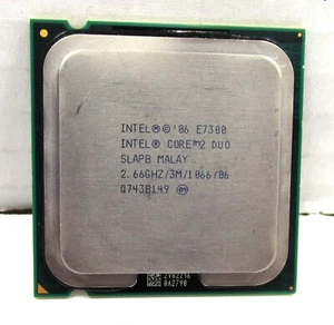 INTEL Core 2 Duo E7300 Processor @ 2.66GHz 3MB 1066MHz LGA775 SLAPB - Picture 1 of 1