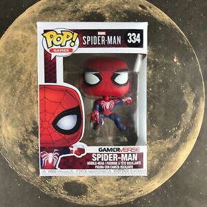 Figurine Pop Games Spider-man #334 Spider-man Gamerverse Marvel W/Protector MINT