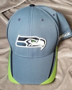 Seahawks Reebok Cap Baseball Hat One Size Fits All Cap NFL L/XL - Picture 1 of 6