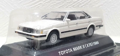 1/64 Konami Car of the 80's 1984 TOYOTA MARK II WHITE diecast model - Image 1 of 3