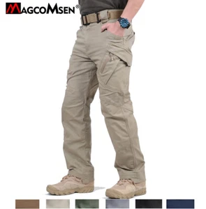 IX9 Safari Men's Atheletic Cargo Pants Training Sturdy Trousers Assault Pants - Picture 1 of 67