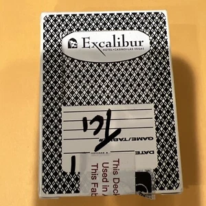 Excalibur  Las Vegas NV Casino Playing Cards (1) Deck Used - Picture 1 of 10