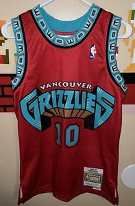 Vancouver Grizzlies Mitchell Ness Swingman Throwback Mike Bibby Jersey Red - S - Picture 1 of 9