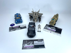 Transformers Lot 2007 Movie Starscream Crankcase Bonecrusher Barricade Figures