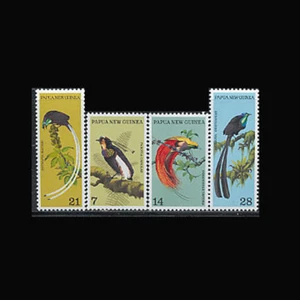 PAPUA NEW GUINEA, Sc #365-68, MNH, 1973, Birds, complete set, FDID-A - Picture 1 of 1